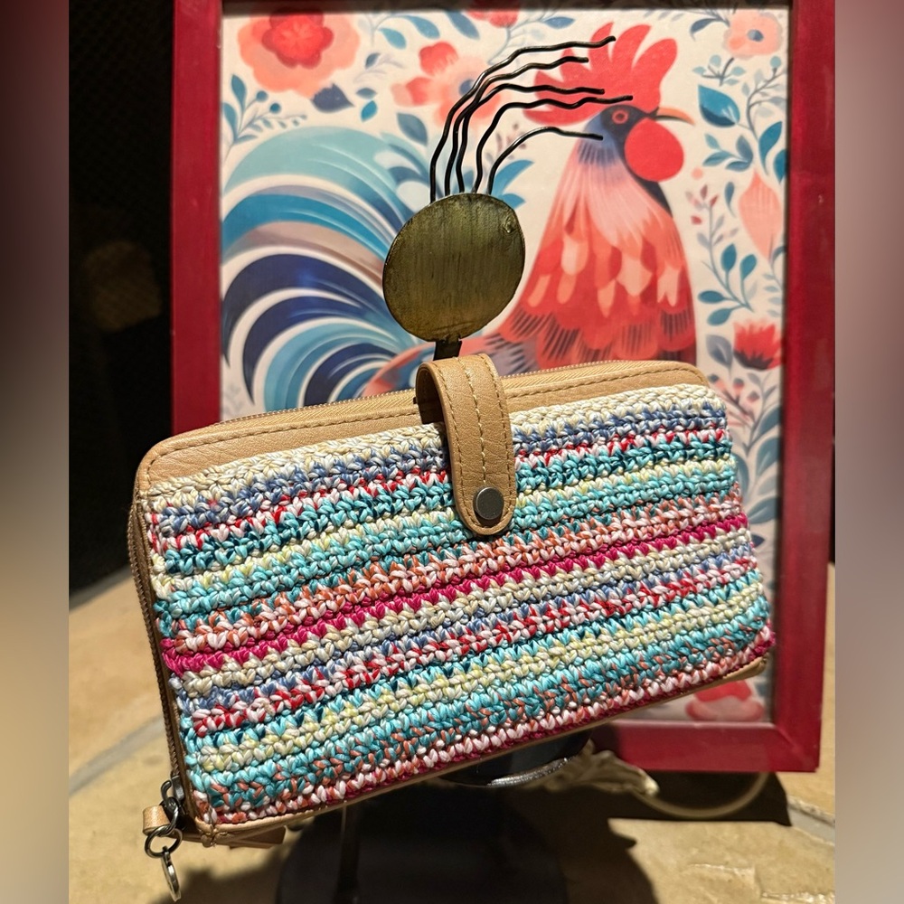 Multicolor Woven Wallet & Phone Clutch by the Sak